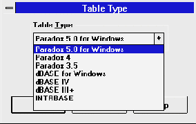 Утилита Database Desktop